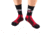 Flagrant Beard 5 in Crew Socks, Red / Black, Small, 3001-0
