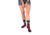 Flagrant Beard 5 in Crew Socks, Red / Black, Small, 3001-0