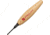 Flexcut Micro Shallow U-Gouge 1.5mm Fixed Blade Knife, 1.75in, Carbon Steel, Wood Handle FLEXMT23