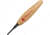 Flexcut Micro Shallow U-Gouge 2mm Fixed Blade Knife, 1.75in, Carbon Steel, Wood Handle FLEXMT24