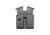 Fobus 1911 and 45 Single-Stack Double Magazine Pouch, Black, 4500NDRB214