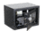 Fortress Medium Personal Home Safe w/E-Lock and Override Key,9.8x13.8x9.8in,Black 25EL
