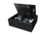 Fortress Personal Drawer Safe with Biomertric Lock, Black Santex, Small, 44B10