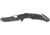 Fox ALSR MILSPEC Folding Knife, 3.875in, Serrated, Black Anodized Aluminum Handle FOXALSRSPM