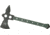 Fox Big ATC Commanche Axe, 8.75in, Green G10 Handle FOXATC01