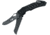 Fox Capricorno Linerlock Folding Knife, 4" black finish partially serrated Bohler N690 sta, Black G10 handle, 01FXALSR49