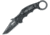 Fox Dart Karambit Linerlock Folding Knife, 2.5 black PTFE coated Bohler N690 stainless tanto, Black G10 handle, 01FX022