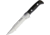 Fox Forest Fixed Blade Knife, 5.13 satin finish 440C stainless clip point blade, Black canvas micarta handle, 02FX105