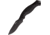 Fox Havoc Framelock Black Folding Knife, 4 black Cerakote finish Bohler N690 stainless dro, Black G10 handle, 01FXHV02TIB