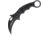 Fox Karambit Linerlock CF/G10 Folding Knife, 3in Black Bohler N690 SS Karambit Blade, Finger Grooved Handle, Finger Ring, Pocket Clip, Thumb Pull, Black G10 And Carbon Fiber Handle, 479-CG10