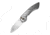 Fox Radius Finger Safe Lock Folding Knife, 3 satin finish Bohler M390 stainless blade, Sculpted titanium handle, 01FX865