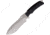 Fox Rimor Fixed Blade Knife, 6.88 stonewash finish Bohler N690 stainless blade, Black FRN handle, 02FX732