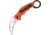 Fox Small Karambit Trainer Folding Knife, 2.5 satin finish unsharpened Bohler N690 stainles, Orange G10 handle, 01FX599TK