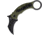 Fox Tribal K Karambit OD Green G10