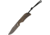 Fred Perrin Folding Neck Knife Brown Folding Knife,2.75in,440C Steel,Clip Point,Brown,G10 Handle FRDPBG10BR