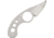 Fred Perrin La Griffe Bowie Fixed Blade Knife, 2in, Upswept Blade, Drilled Hole Design Handle FRDGB