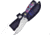Frost Aztec Skinner Black Knife, 3 satin finish stainless skinner blade, Black synthetic handle, OC-534AB
