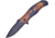 Frost Bear Linerlock A/O Folding Knife, 3.5 black finish stainless blade, Pakkawood handle, OC-04B