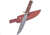 Frost Bowie Damascus Walnut Knife, 8.5 Damascus steel bowie blade, Walnut handle with Brass star handle inlay, VFD-52