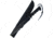 Frost Commander Bowie Knife, 10 black finish stainless clip point blade, Black finger grooved rubber handle, TX-003