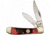 Frost Copperhead Red Pick Bone Folding Knife,Stainless Steel,Standard Edge,Clip and Pen,Mirror Polish,Red,Pick Bone Handle F14950RPB
