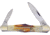 Frost Country Whittler Second Bone Folding Knife, 3.5in Closed, Mirror Stainless Small/Large Pen Blade, Second Cut Bone Handle, WT-382SC
