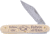 Frost Fishers of Men Folder Novelty Folding Knife, Ivory POM handle, N-227