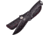 Frost Fixed Blade Full Tang Fixed Blade Knife, 4.5in, 3Cr13 Stainless Steel, Standard Edge, Black Rubber Handle FTX01BB