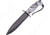 Frost Fixed Blade Skull Camo Fixed Blade Knife, 7in, Stainless Steel, Partially Serrated, Black FTX1456WSC