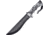Frost Fixed Blade Skull Camo Fixed Blade Knife, 7in, Stainless Steel, Standard Edge, Black, Skull Camo Rubber Handle FTX4675WSC