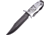 Frost Fixed Blade Skull Camo Fixed Blade Knife, 7in, Stainless Steel, Standard Edge, Sawback, Black FTX1458WSC
