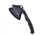 Frost Hatchet, 3.5 black finish stainless axe head with 4.5 cut, Black sculpted ABS handle, OC-37B
