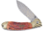 Frost Linerlock Steel Warrior Folding Knife, Chestnut, Chestnut jigged bone handle, SW-005CJB