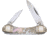 Frost Little Canoe Ocoee River Folding Knife, Abalone handle, OC-161AB