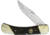 Frost Lockback Ox Horn Folding Knife, 3.75in Satin SS Clip Point Blade, Buffalo Horn Handle, OC-549OXH