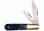 Frost Ocoee River Barlow Folding Knife,Stainless Clip and Pen Blade, Blue Pick Bone Handle FOC163BLPB