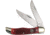 Frost Ocoee River Dirt Buster Folding Knife, Mirror SS Clip And Skinner Blades, Red Pick Bone Handle, OC-550RPB
