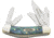 Frost Parker-Sowbelly Folding Knife,Stainless Blade, Imitation Abalone Handle FPF003IAB