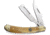 Frost Razor Knife Ox Horn Folding Knife, Mirror SS Clip And Razor Blades, Ox Horn Handle, OC551OXH