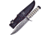 Frost Survival Fixed Blade Knife, 9.5in Overall, 5.25in Satin Sawback Clip Point Blade, Aluminum Handle, Nylon Sheath, TX-177