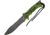 Frost Tac Xtreme Fixed Blade Knife, 6.875in, Black, Green, Skull Camo Rubber Handle FTX014GSC