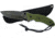 Frost Tac Xtreme Fixed Blade Knife, 9in, 4.5in, Black Stonewash, Army Green, Composition Handle FTX057AG