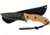 Frost Tac Xtreme Fixed Blade Knife, 9in, 4.5in, Black Stonewash, Tan Composition Handle FTX059T