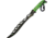 Frost Tac Xtreme Machete Fixed Blade Knife, 15in, Stainless Steel, Standard Edge, Sawback, Black FTX070GR
