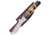 Frost White Owl Fixed Blade Knife, 10in Overall, 5.25in, Satin Stainless Blade, Black Pakkawood/Torch Bone Handle, Leather Sheath, CW-888YB10