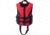 Full Throttle Children's Flex-Back Vest, for Children, Polyester, Spandex, Red, Black 1461RED99