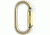 Fusion Ovatti Steel Oval Carabiner, Gold 101920
