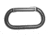 Fusion Supreme Oval Aluminum Carabiner, Silver 101921