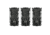 G-Code Pistop Soft Shell Scorpion Tall Mag Carrier w/ P1/P2/P3 Molle and Belt Mounts, Pack of 3, Ambidextrious, Black Frame/Black Shell, Tall, SS-P1-3PK-123-BKBK