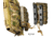 G-Code Rifle Soft Shell Scorpion Mag Carrier w/ R1/R2/R3 Molle and Belt Mounts, Pack of 3, Black Frame/Black Shell, Rifle, SS-R1-3PK-123-BKBK